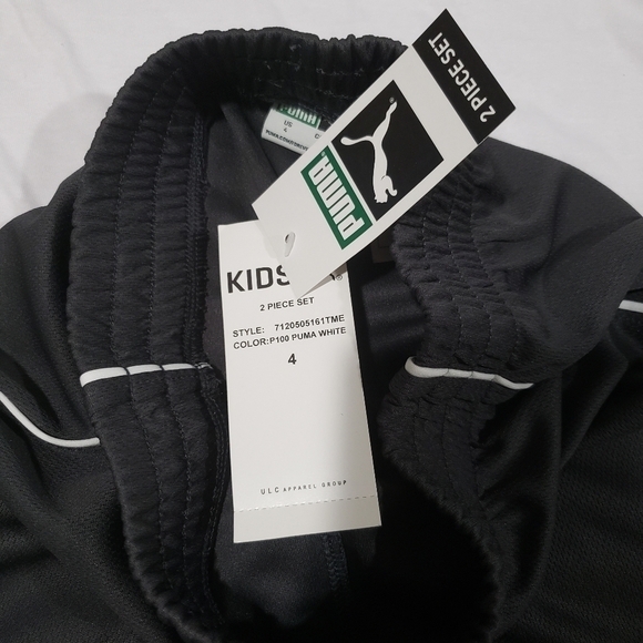 Puma 2 piece set Shorts and T-shirt Size 4 - Picture 4 of 11